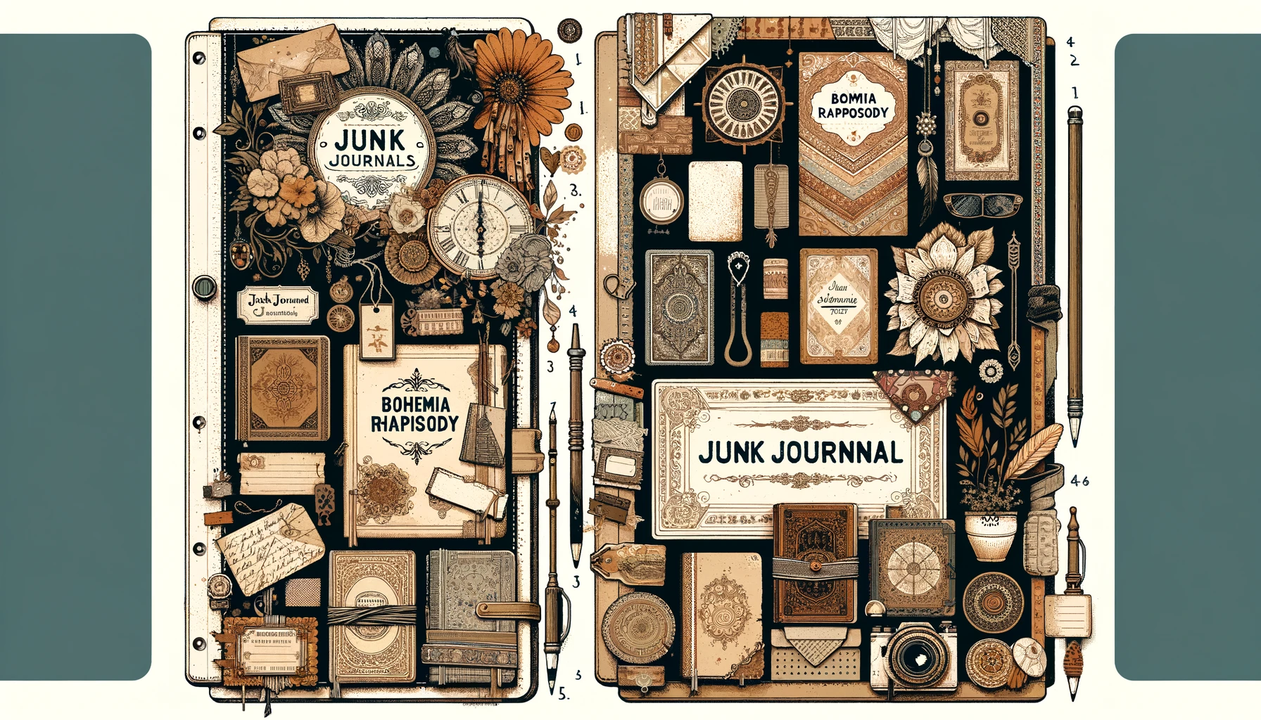 Part 2: The Art and Craft of Junk Journaling - Types of Junk Journals and Aesthetics